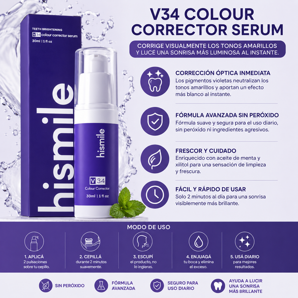 Hismile V34 Colour Corrector Serum